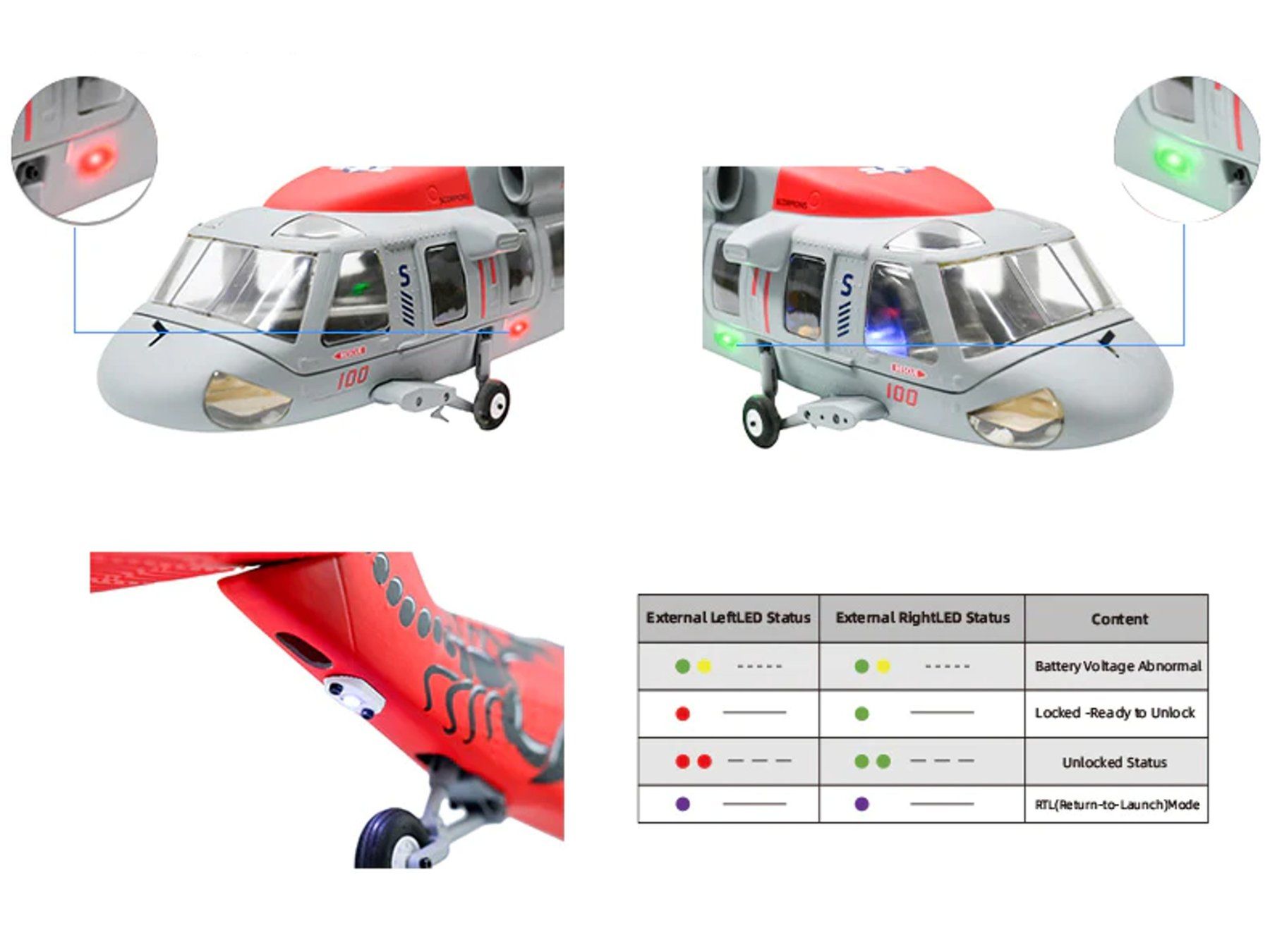 Modellbausätze & Standmodelle: FLY WING MH-60T Jayhawk - Smart Scale Helikopter – Neu und originalverpackt aus Entlebuch von Hebu 3