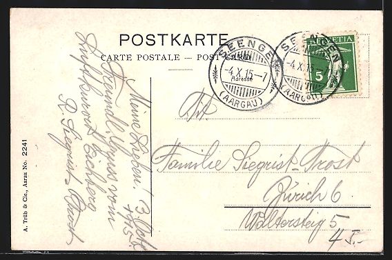 Cartoline postali: Seengen, Kurhaus Eichenberg mit Schneeho – Usato da Berlin venduto da bartko-reher 1