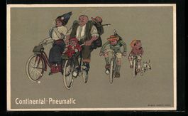 Reklame für Continental-Pneumatic Fahrr