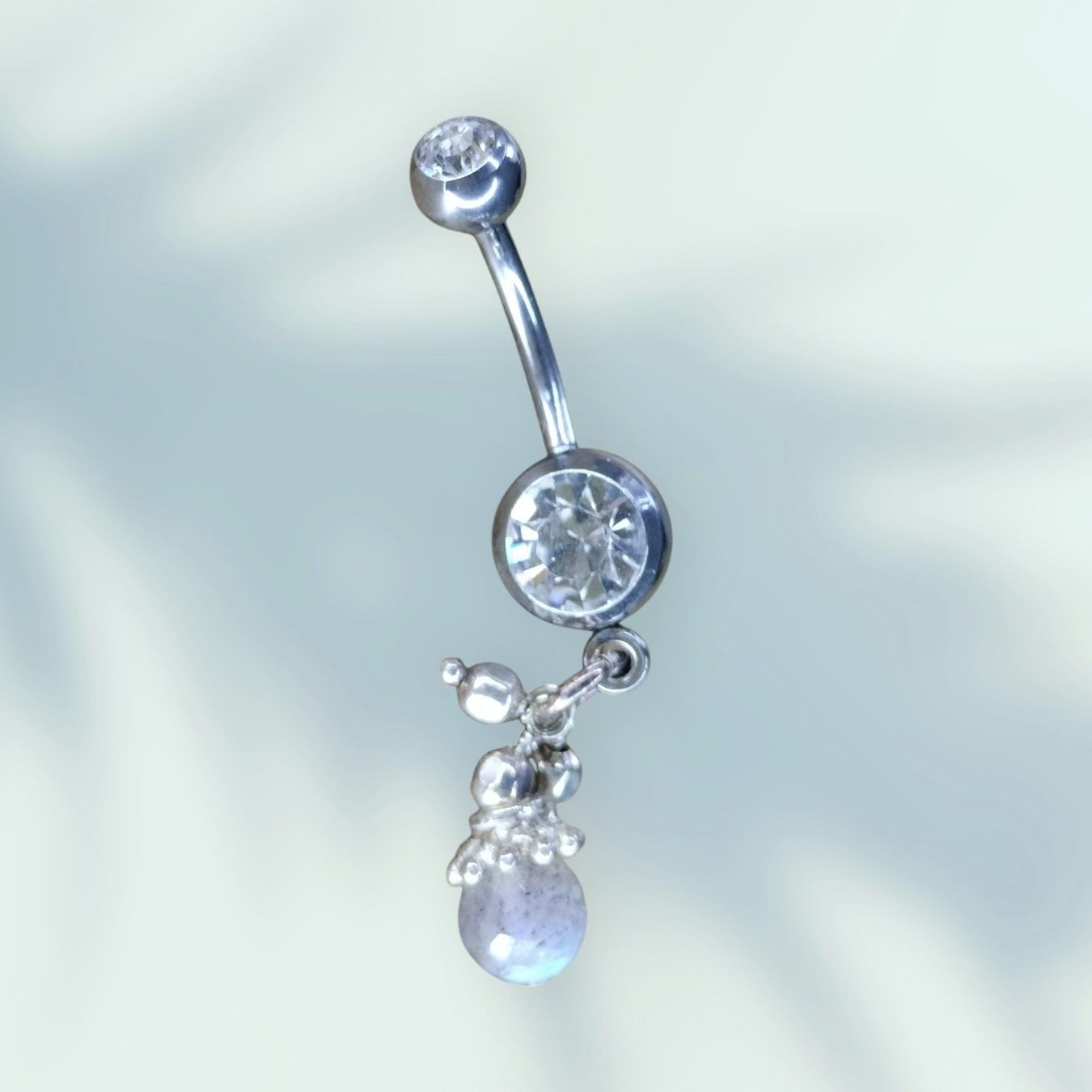 Piercingschmuck: Bauchnabelpiercing Silber mit Labradorit – Neu (gemäss Beschreibung) aus Schwyz von els_7cys 1