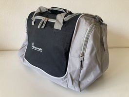 Sporttasche / Reisetasche, Grau/Schwarz - Neu!