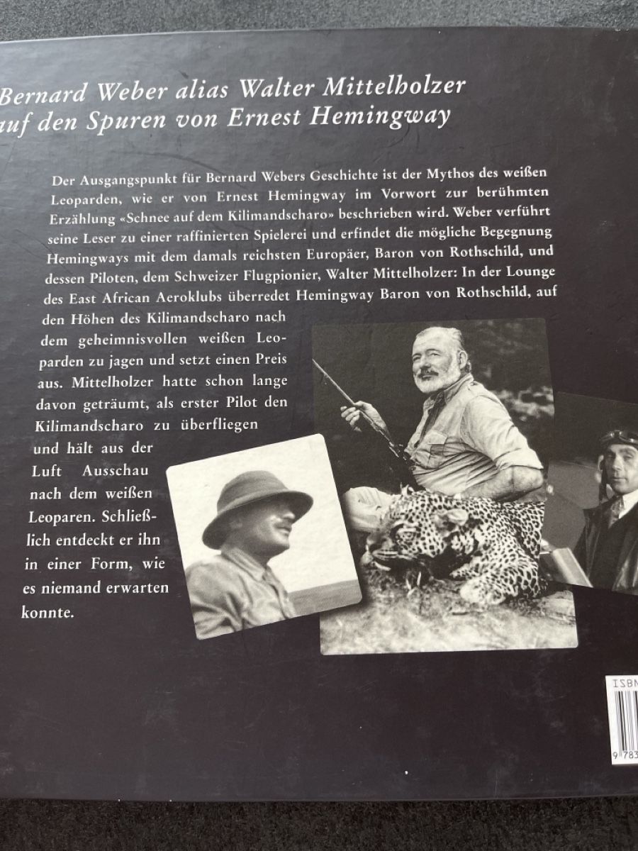 Libri: Der weisse Leopard - Hemingway, Mittelholzer, Afrika! – Usato da Niederhasli venduto da Suneblueme 6