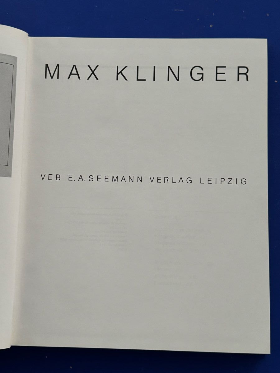 Bücher: Max Klinger Leben und Werk. Retrospektive – Gebraucht aus Adliswil von buch_und_kunst 1