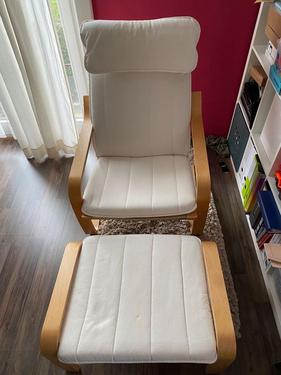 Ikea Sessel mit Hocker Kaufen auf Ricardo