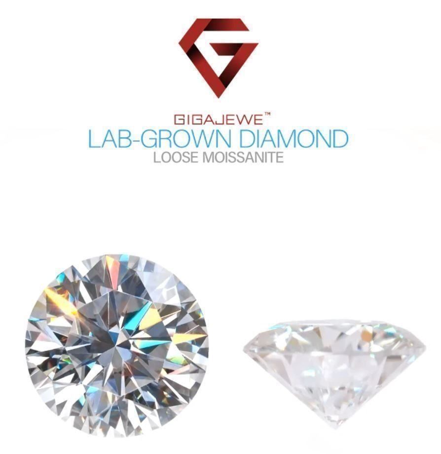 Pietre preziose: Moissanit 5 ct (11 mm), D Colour – Nuovo e nell'imballaggio originale da Arbon venduto da Helmuth 1