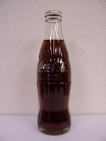 1 kleine alte Flasche COCA-COLA LAST EDITION 1999 O. WILDE