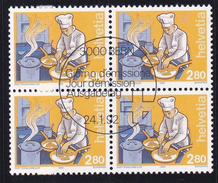 Alle Briefmarken: ET Mensch und Beruf 1989-1994 – Neu (gemäss Beschreibung) aus Schliern b. Köniz von joni20 1