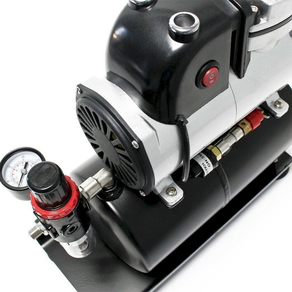 Compresseurs: WilTec Airbrush Kompressor AF189A – Neuf avec emballage d'origine à Bottighofen par zaap 3