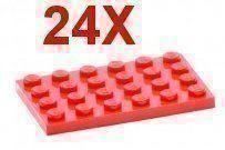 Lego Kit di costruzioni: Lego 24 Platten 6x4 -G16 – Nuovo (secondo la descrizione) da Morges venduto da cardeman61