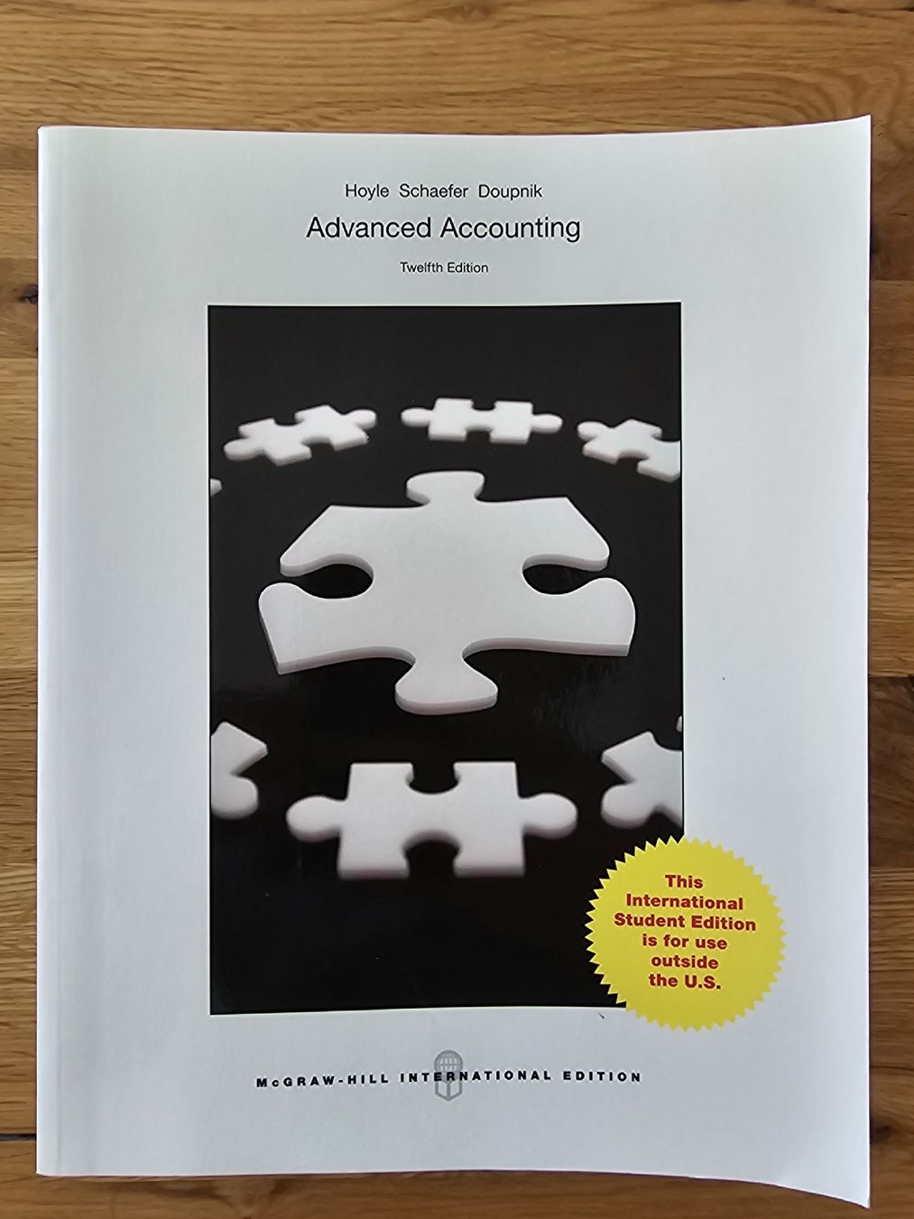 Libri: Advanced Accounting, Hoyle, 12th Edition – Usato da Birmensdorf ZH venduto da mku_9qbw