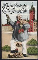 Basel, Verkäufer von Kartoffeln im Kost