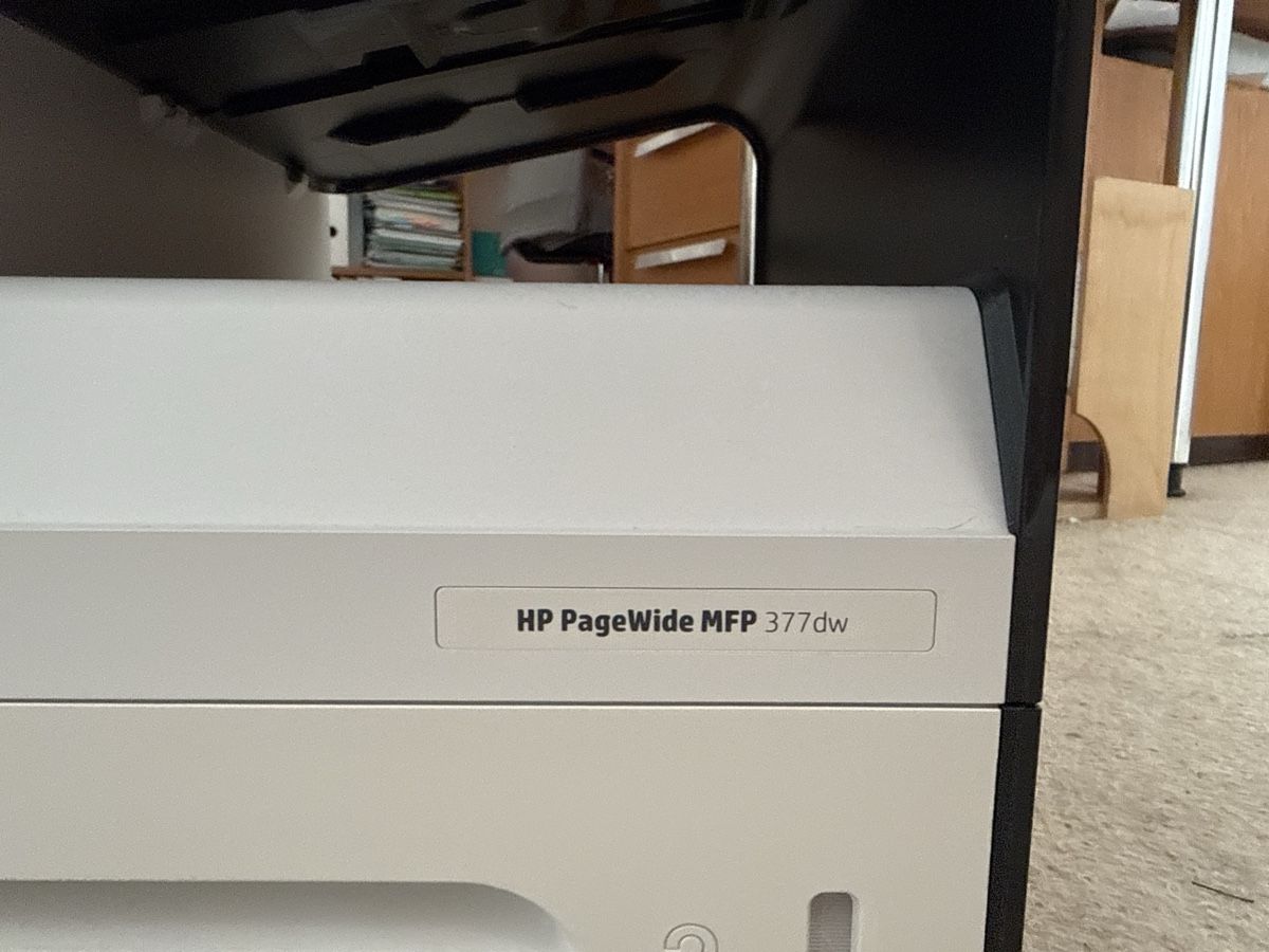 Hewlett Packard Stampanti: HP PageWide MFP 377dw Drucker Multifunktionsgerät – Usato da Wittenbach venduto da Garyjohnbell 1