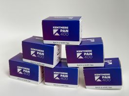 Kentmere Pan 400 Film 35mm 36 Aufnahmen 6 Stück neu