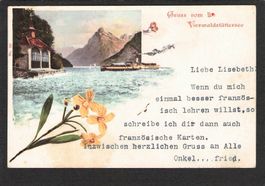 AK/Gruss vom Vierwaldstättersee , 1899