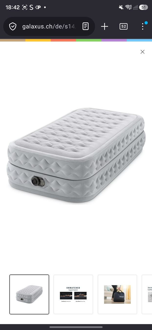 Materassi: Intex Deluxe Supreme Luftmatratze – Usato da Rickenbach b. Wil venduto da Beautiful.Things