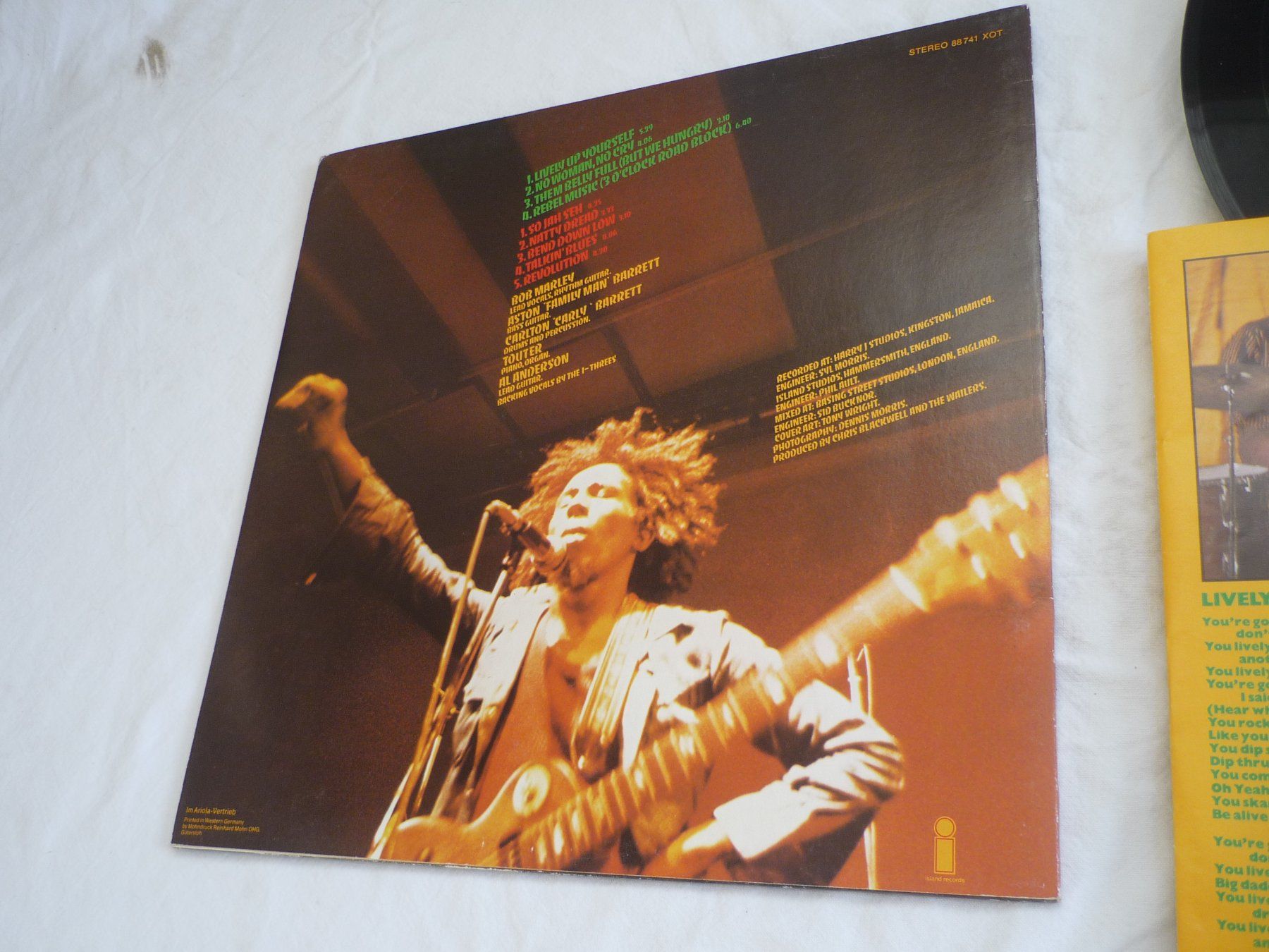 Dischi in vinile: 1x 12" Schallplatte - Bob Marley natty dread – Usato da Beringen venduto da Flatretriever 3