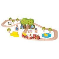 Holzeisenbahn Bauernhof Set