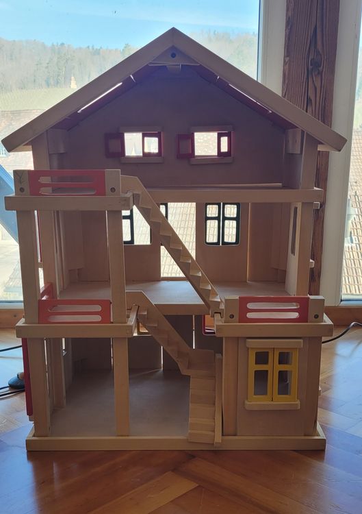 Puppenhaus-Küchenschrank „Rustikal“ – Holz, 13x5x18 Cm, Maßstab 1:12, Für Puppenhäuser & Miniaturen