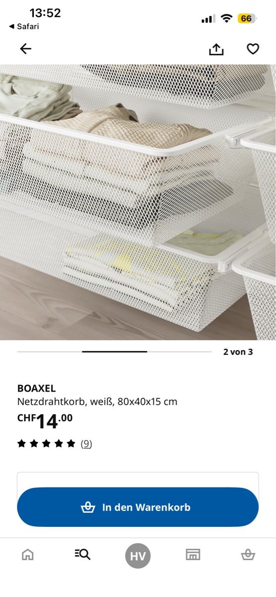 Ikea Altro per la casa: Boaxel Ikea Korb 6stk – Usato da Zürich venduto da Colorazul 1