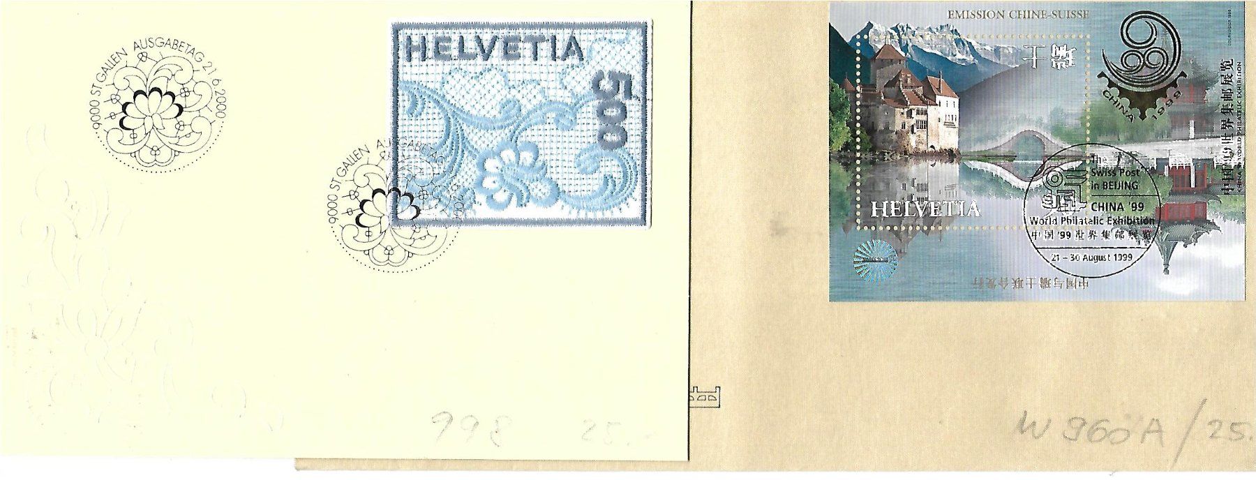 Tutti i francobolli: 10 Block FDC's 1978 - 2015 – Usato da Reinach BL venduto da eiche419 3
