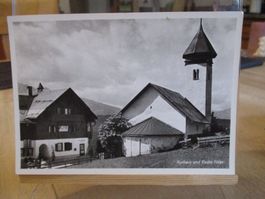 Kirche und Kurhaus Fidaz Postkarte   2