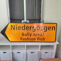Verkehrsschild /Strassen Schild Umleitung Niedergösgen