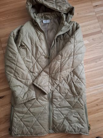 Steppjacke Übergangsjacke, Khaki-Grün, Grösse 158
