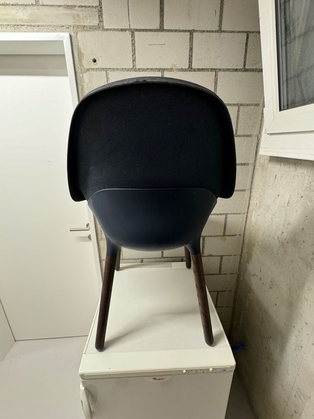 Sedie: Schicker Stuhl mit Stoffbezug dunkelblau – Usato da Hermetschwil-Staffeln venduto da han_75vv 4