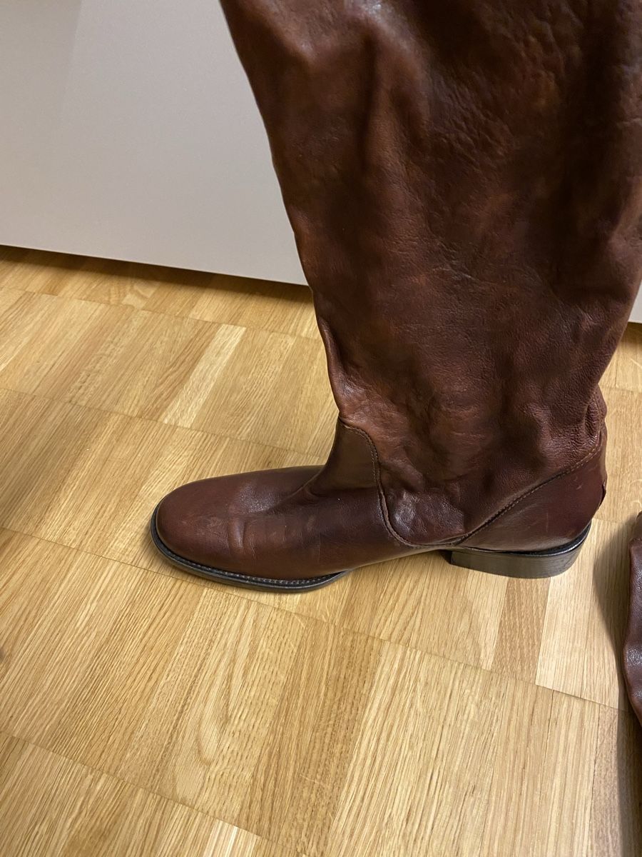 Navyboot Scarpe da donna: Navyboot Lederstiefel, Grösse 39 – Usato da Sargans venduto da sel85 1
