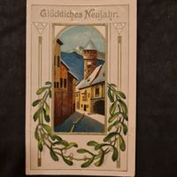 Alte Neujahrskarte, um 1910, Top Zustand, Rarität!