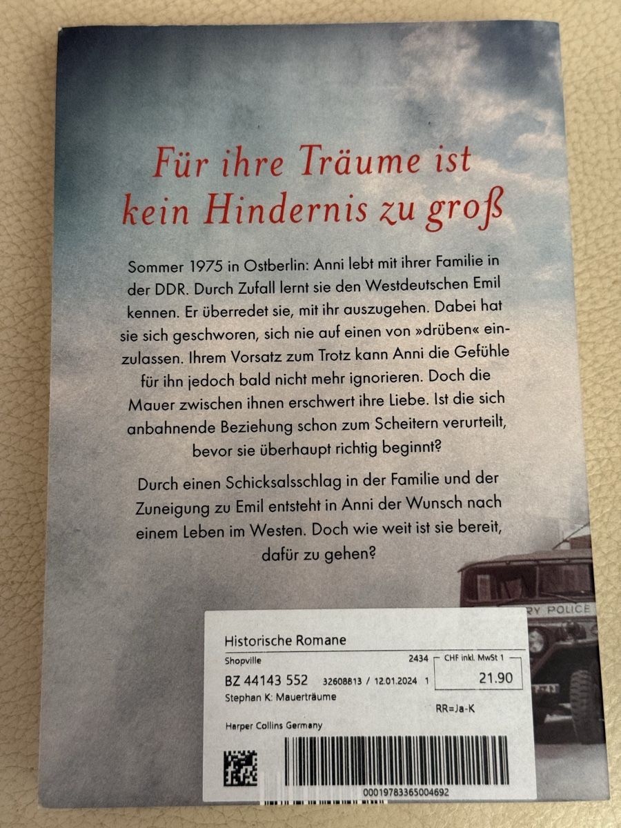 Libri: Mauertraeume von Kati Stephan – Usato da Thalwil venduto da Easyprofit 1