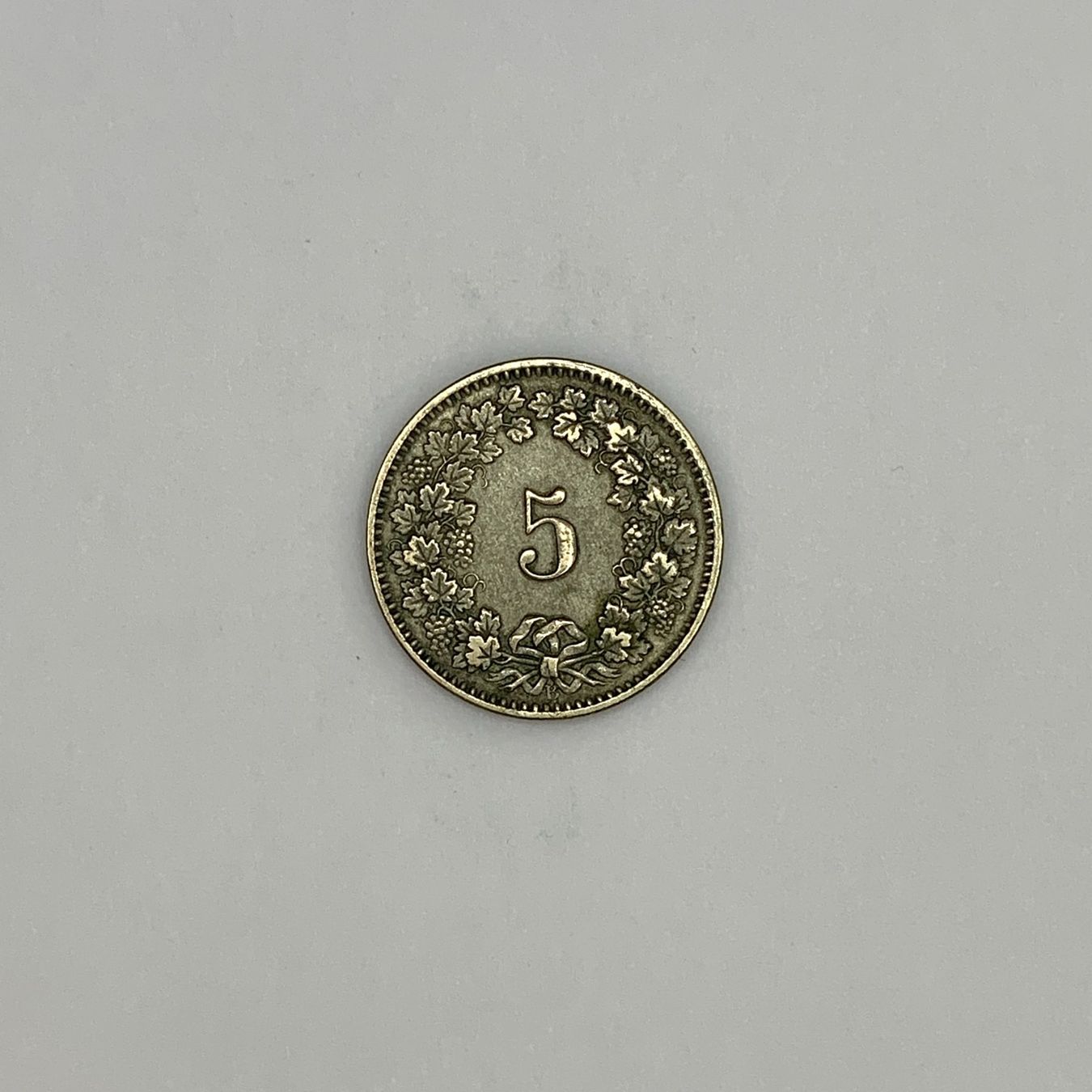 Tutti le monete: Switzerland 5 Rappen 1874 Coin – Usato da Lausanne venduto da subermarket 1