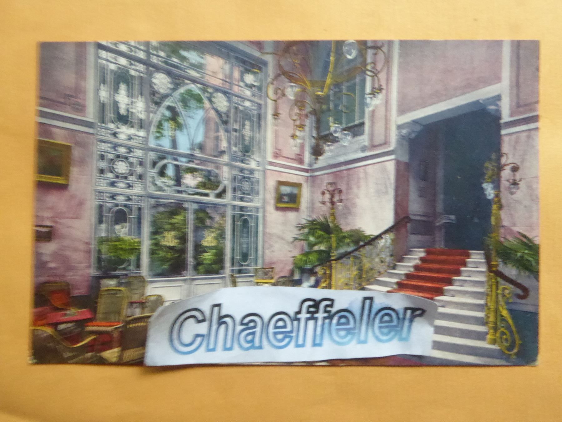 Cartoline postali: Hotel Metropole, Locarno. Vestibule – Nuovo (secondo la descrizione) da Zürich venduto da Chaeffeler
