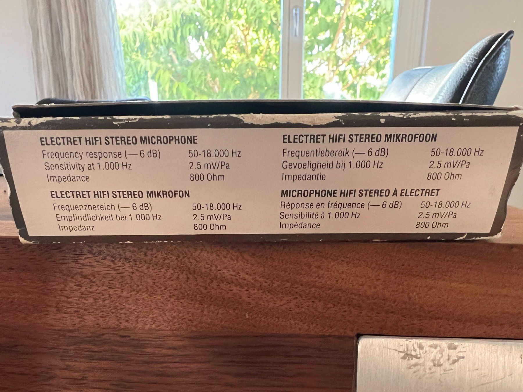 Philips Microfoni: Philips N8404 HI-FI Electret Stereo Microphone Set – Usato da Arlesheim venduto da SKA_4144 4