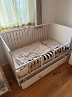 Kinderbett weiss mit Bettkasten guter Zustand 70x140cm