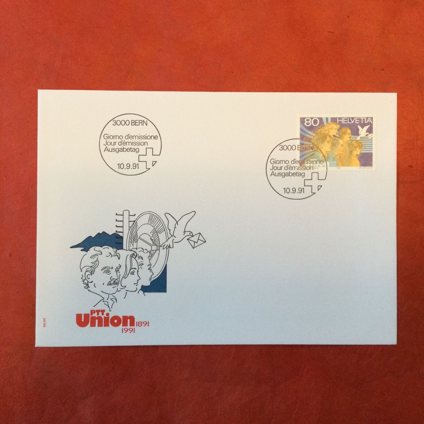 Tutti i francobolli: FDC 1991 100 Jahre PTT-Union – Usato da S. Pietro venduto da bro_jjl9