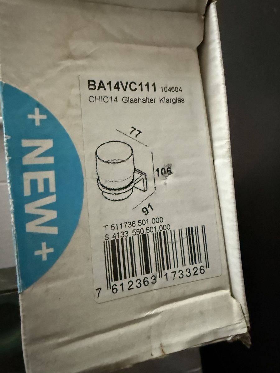 Portasapone: Bodenschatz porte verre – Nuovo e nell'imballaggio originale da Cressier NE venduto da Ala_b 1