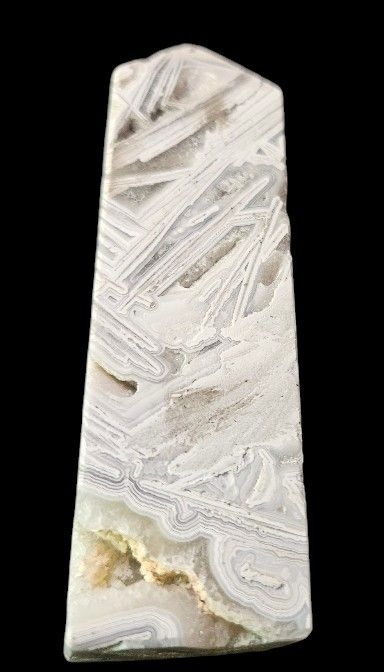 Pietre preziose: Agate blanche mexicaine obelisk – Nuovo e nell'imballaggio originale da Vernier venduto da 19pigments 1