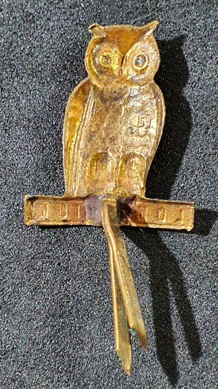 Placchette & Badge: V149 - Altes Abzeichen Eule Londinium / London – Usato da Reinach BL venduto da Boston-Verkauf 1