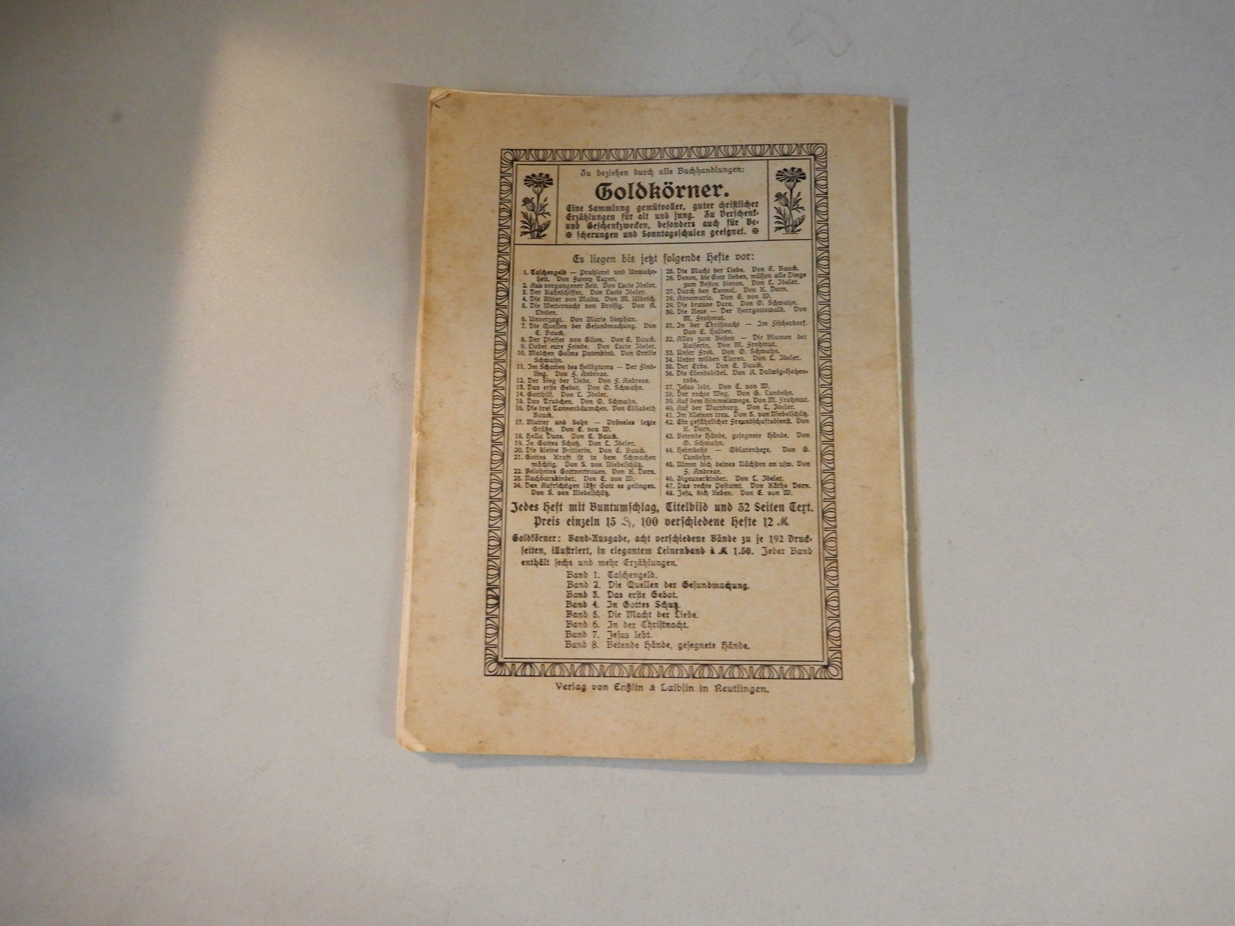 Libri: Antikes Kinderbuch "Goldene Ähren"  ca. 1900 – Usato da Erstfeld venduto da Mario_boe0 9