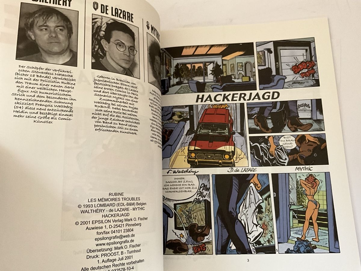 Comics: Rubine Bd.1 - Hacker-Jagd – Gebraucht aus Agriswil von Ueli03 1