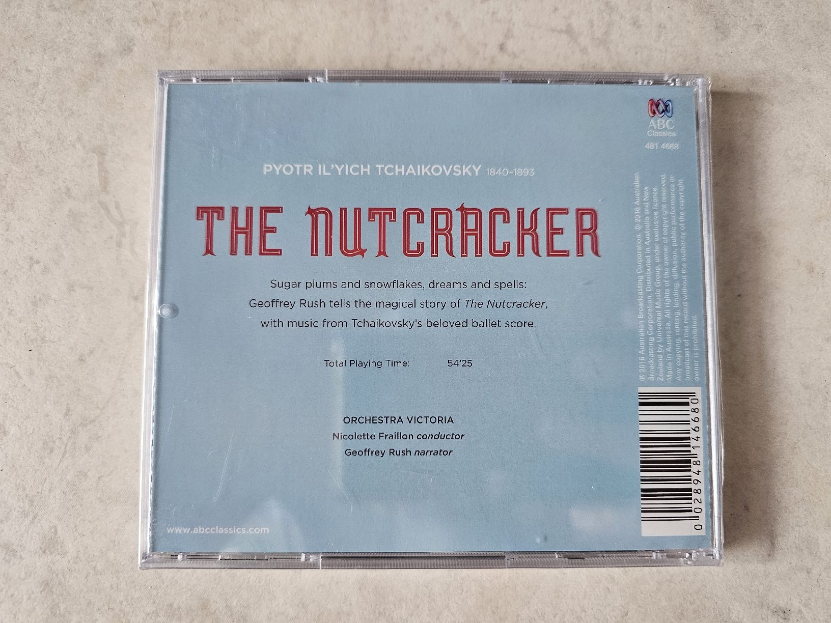CD: The Nutcracker - Tchaikovsky, Geoffrey Rush / Fabrikneu – Nuovo e nell'imballaggio originale da Schneisingen venduto da backstore24 1