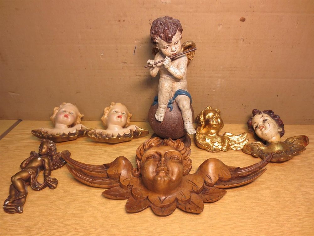 Architektonisch Verzierter Putz Cherub Engel Musikalische Wanddekoration Hängen 275136164765