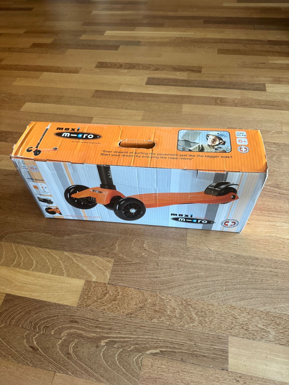Micro Kickboard: Neu & originalverpackt: Micro Maxi Orange Kinder-Scooter – Nuovo e nell'imballaggio originale da Küsnacht ZH venduto da MountainHawk 3