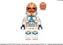 Lego Star Wars - sw1097 - Clone Trooper, 501st Legion, 332nd