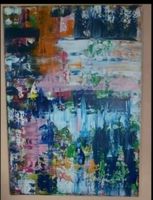 Gemälde " Lebensfarben" handmade 50×70