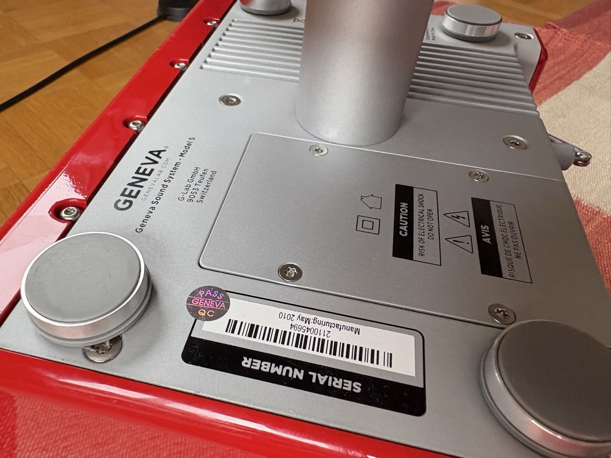 Geneva Casse acustiche: Geneva Sound System Model S Red – Usato da Maennedorf venduto da Petraam 6