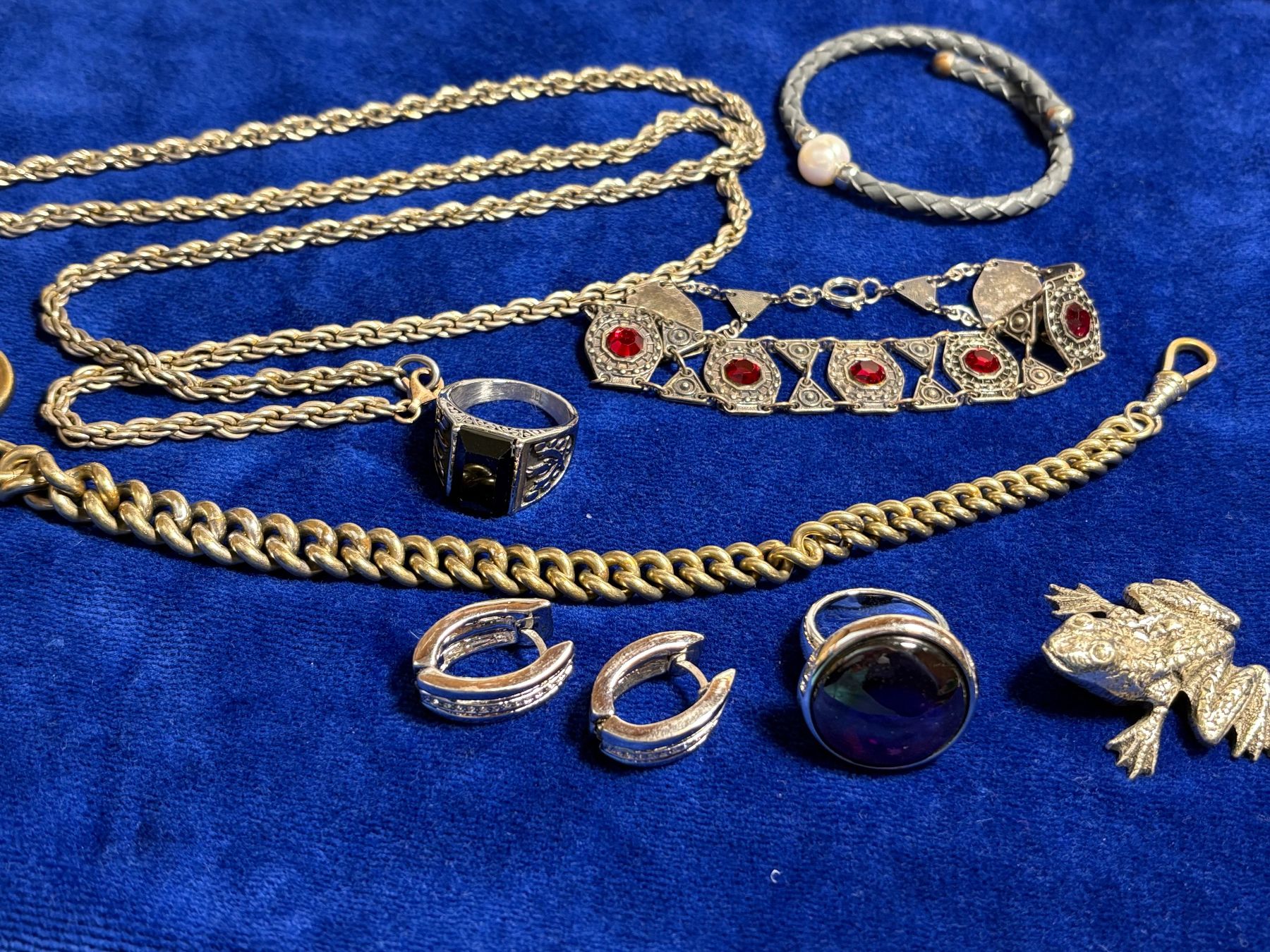 Autres bijoux: Grosses Schmucklot gemischt, echte Perle – D'occasion à St. Peterzell par verena40