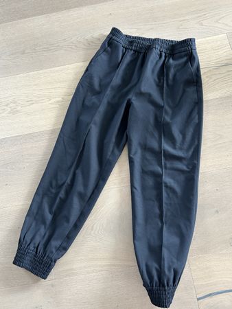 Zara Stoff Hose Gr. S Gummizug blau