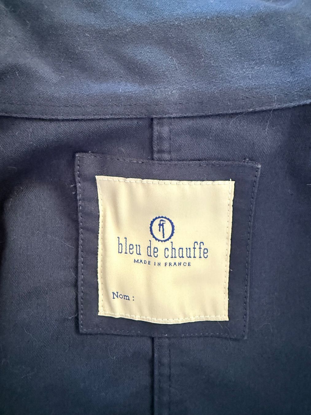 Jacken: Bleu de Chauffe Jacke blau. Baumwolle. – Gebraucht aus Zürich von Reloved2020 4